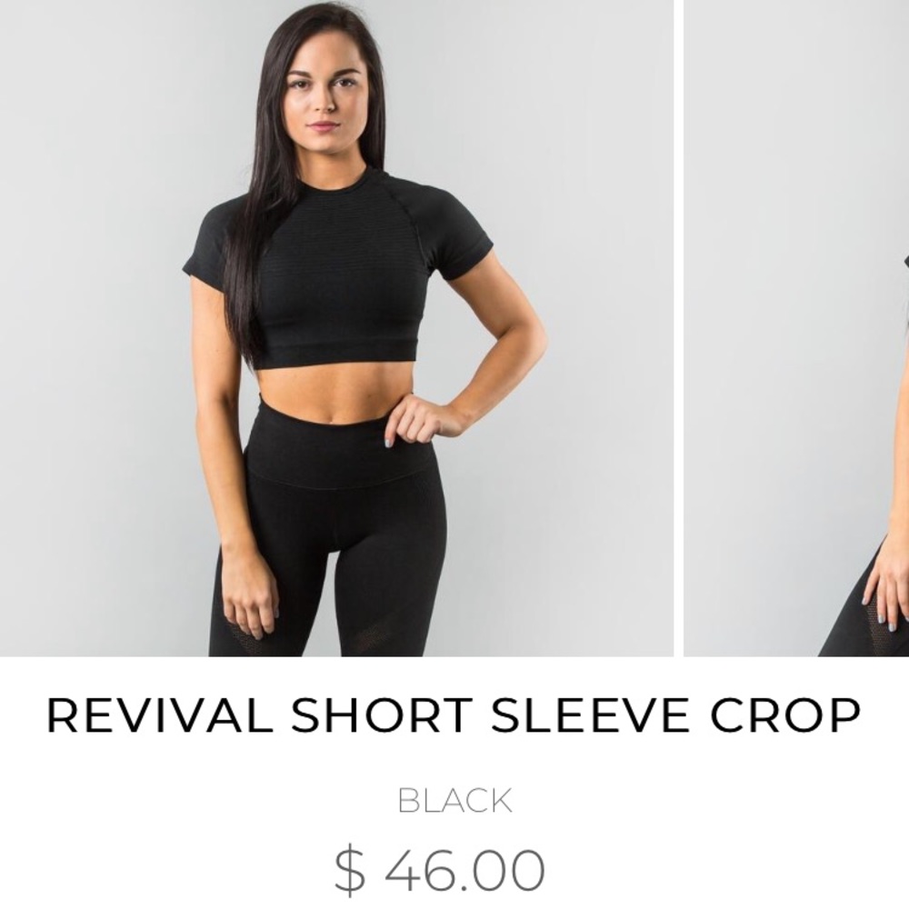 Revival short sleeve crop top Alphalete